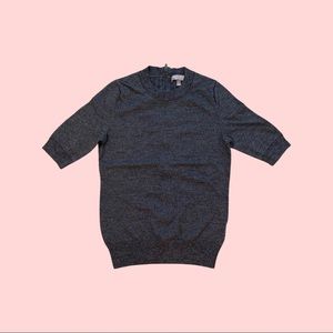 Banana Republic Gray extra fine merino tshirt sweater